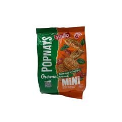 Popnays Gurme Domatesli Fesleğen Çeşnili Mini Mısırlı Pirinç Patlağı 50 G.