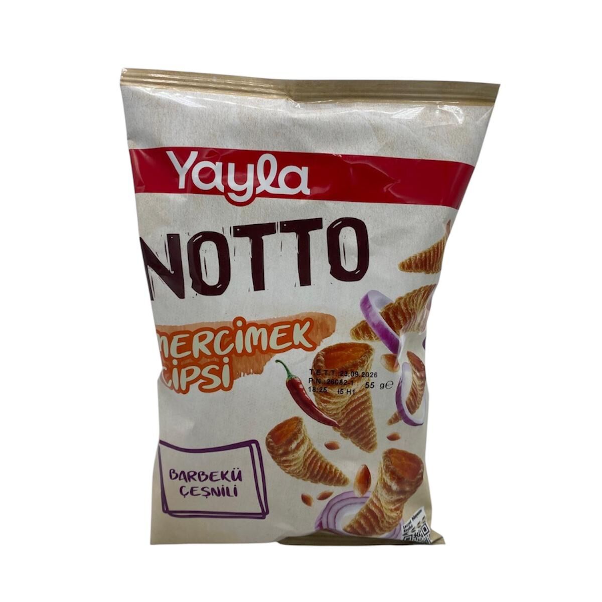 Notto Mercimek Cipsi Barbekü Çeşnili 55 G.