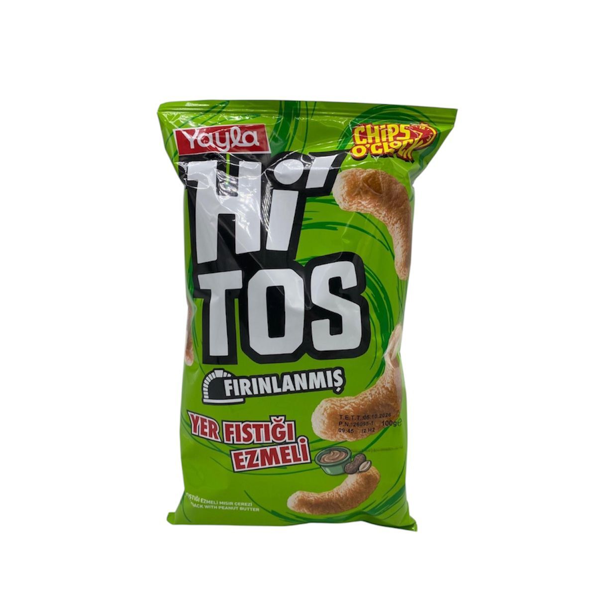Hitos Yer Fıstığı Ezmeli Mısır Çerezi 100 G.