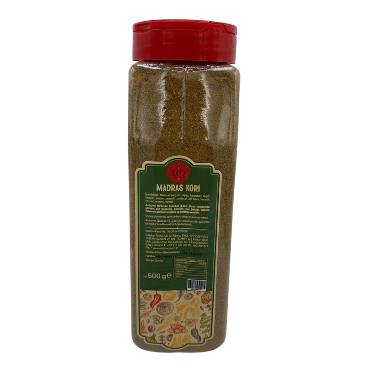 King Crown Madras Köri Baharat Karışımı 500 G.