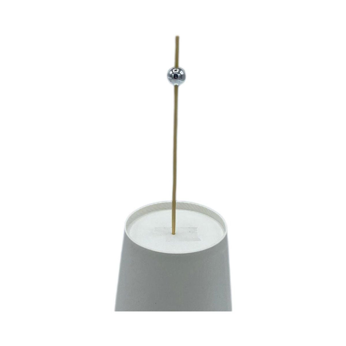 Gaishi M0001-9 Bambu Kürdan Gümüş Toplu 9 Cm. 50 Adet