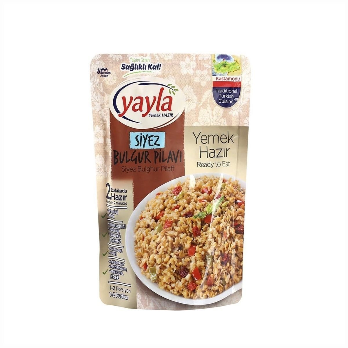 Yayla Hazır Yemek Siyez Bulgur Pilavı 250 Gr