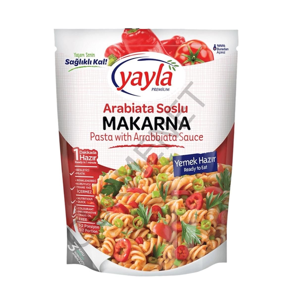 Yayla Hazır Yemek Arrabbiata Soslu Makarna 250 Gr.