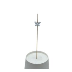 Gaishi M0118 Bambu Kürdan Kristal Kelebek 12 Cm 50 Adet