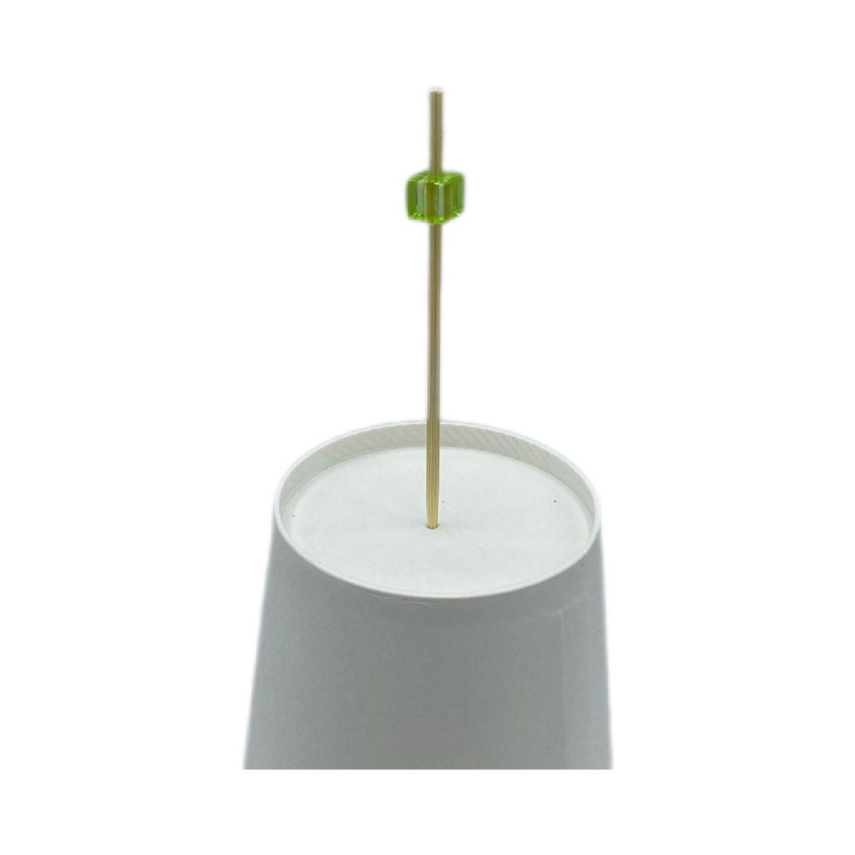 Gaishi M0040G Bambu Yeşil Küp Kürdan 9 Cm 50 Adet