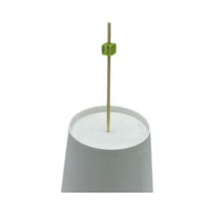 Gaishi M0040G Bambu Yeşil Küp Kürdan 9 Cm 50 Adet