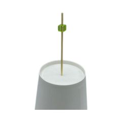 Gaishi M0040G Bambu Yeşil Küp Kürdan 9 Cm 50 Adet